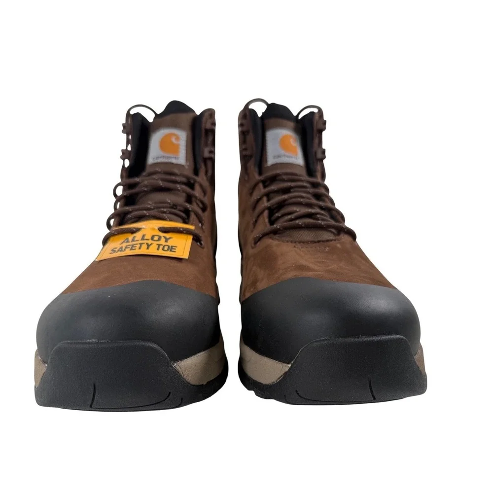 Carhartt Force 5in Lightweight Hiker Alloy Toe Work Boots Brown FH5520-M Men10.5